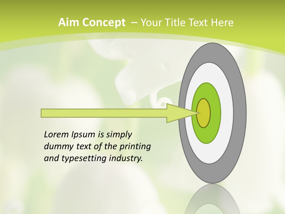 White Fragility Drop PowerPoint Template