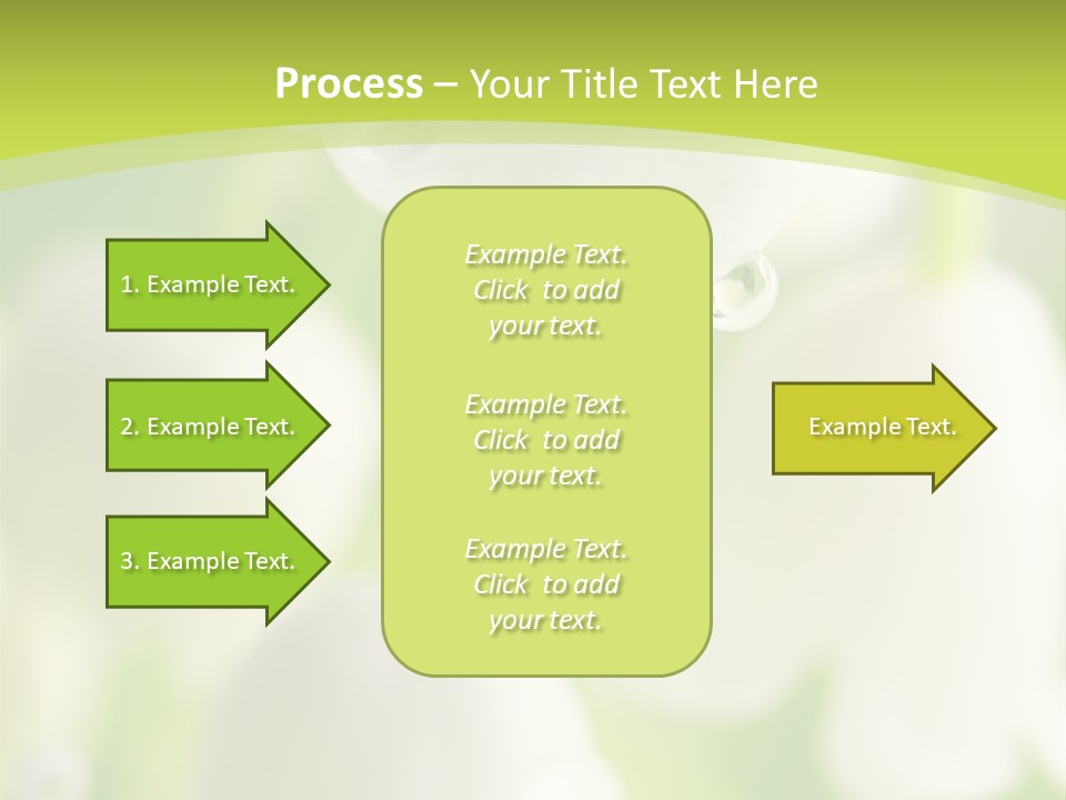 White Fragility Drop PowerPoint Template