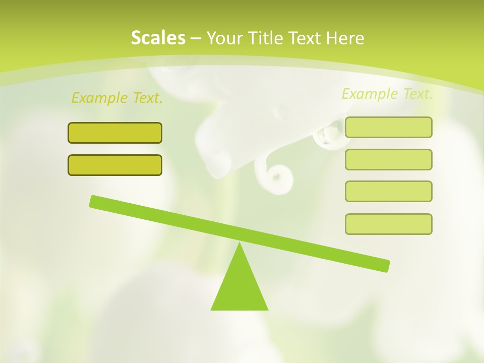 White Fragility Drop PowerPoint Template