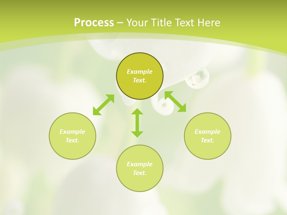 White Fragility Drop PowerPoint Template