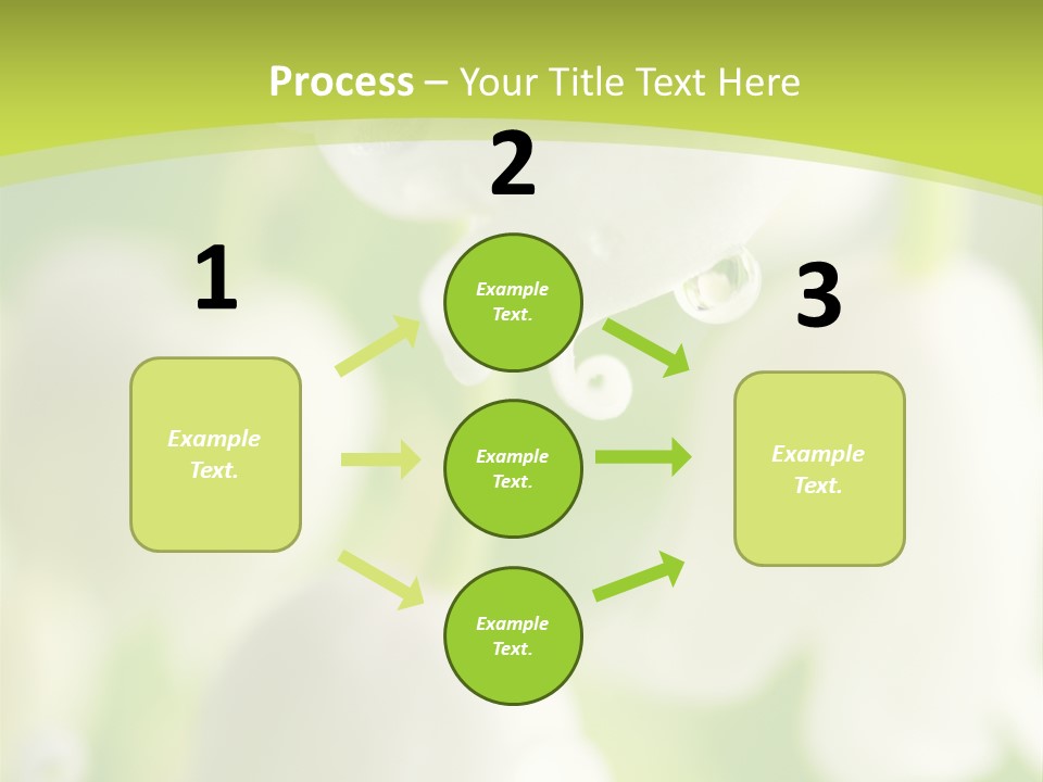 White Fragility Drop PowerPoint Template