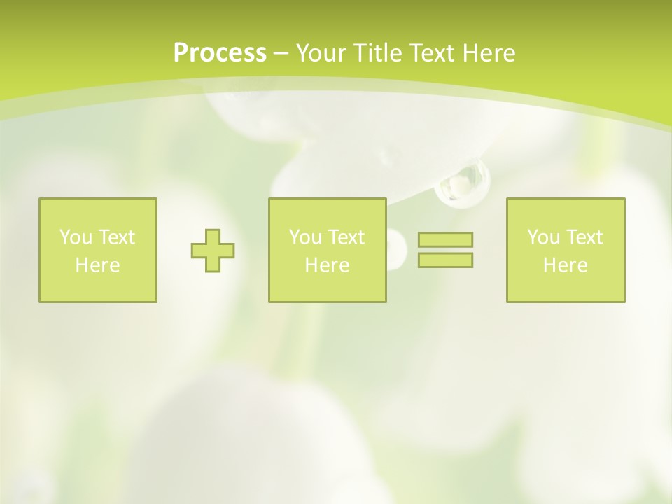 White Fragility Drop PowerPoint Template