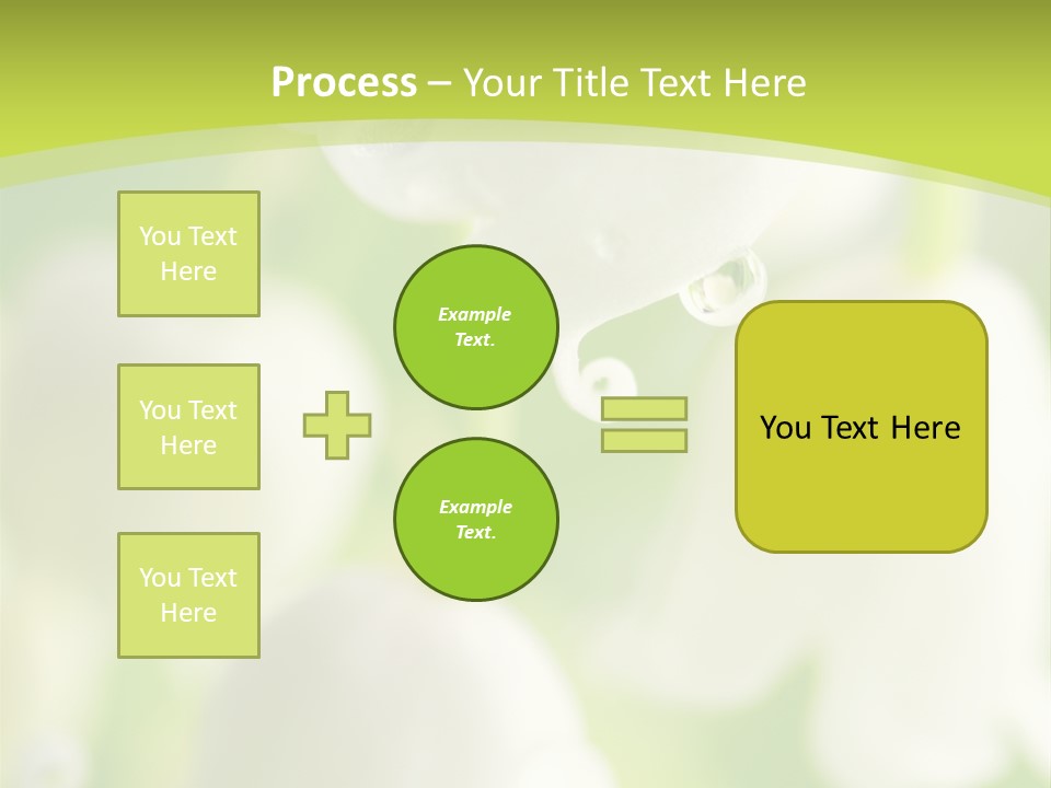 White Fragility Drop PowerPoint Template