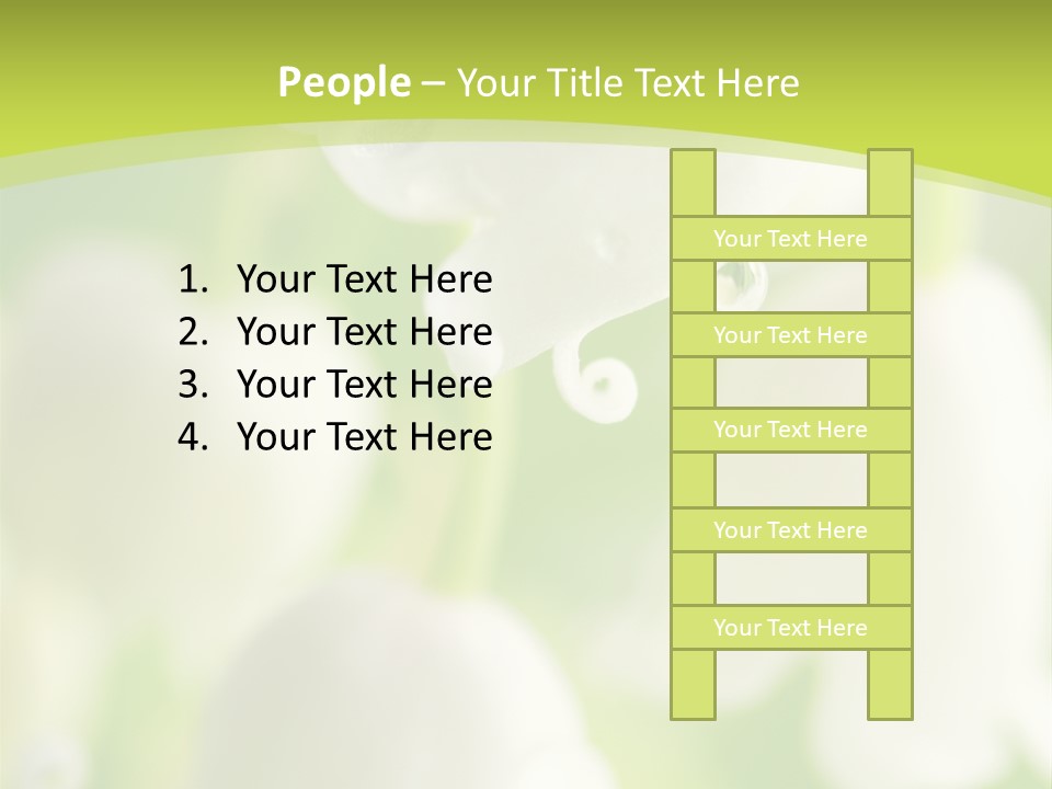 White Fragility Drop PowerPoint Template