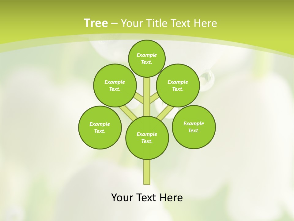 White Fragility Drop PowerPoint Template