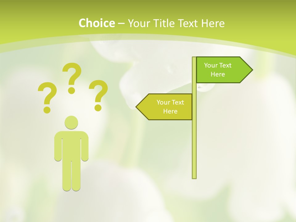 White Fragility Drop PowerPoint Template