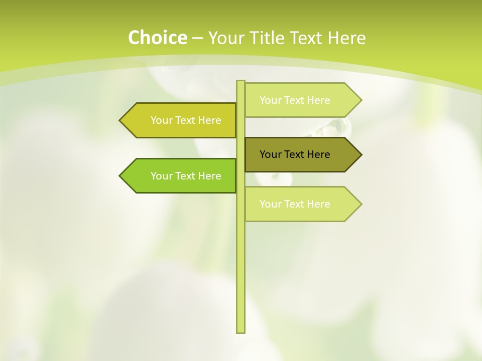 White Fragility Drop PowerPoint Template