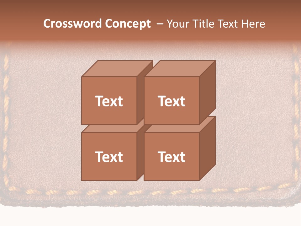 Wear Seam Tag PowerPoint Template