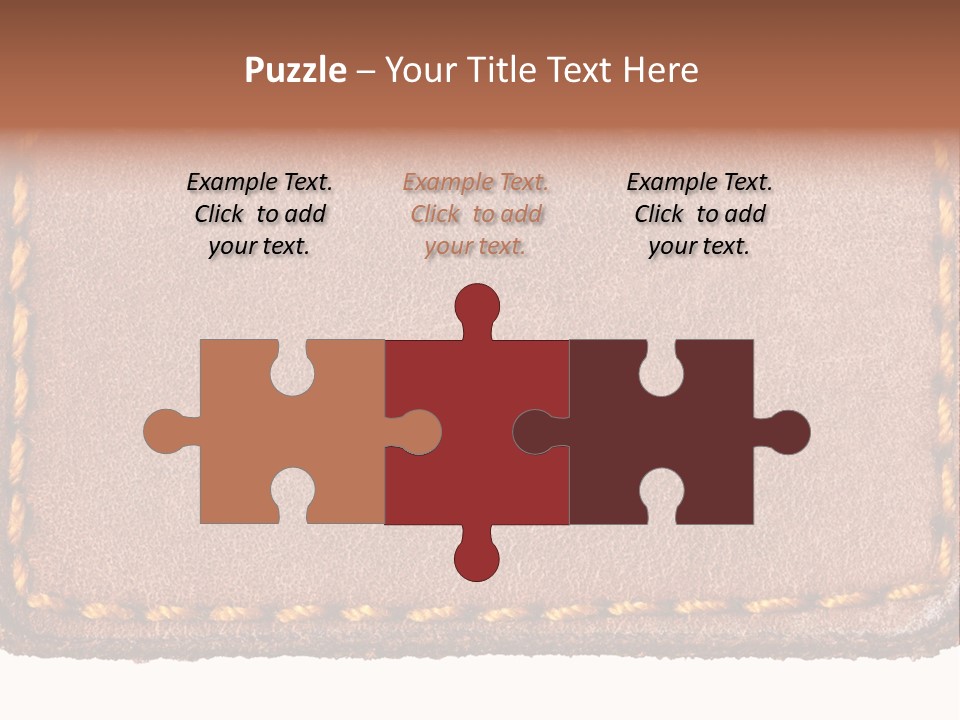 Wear Seam Tag PowerPoint Template