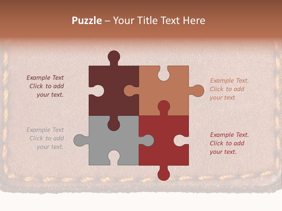 Wear Seam Tag PowerPoint Template