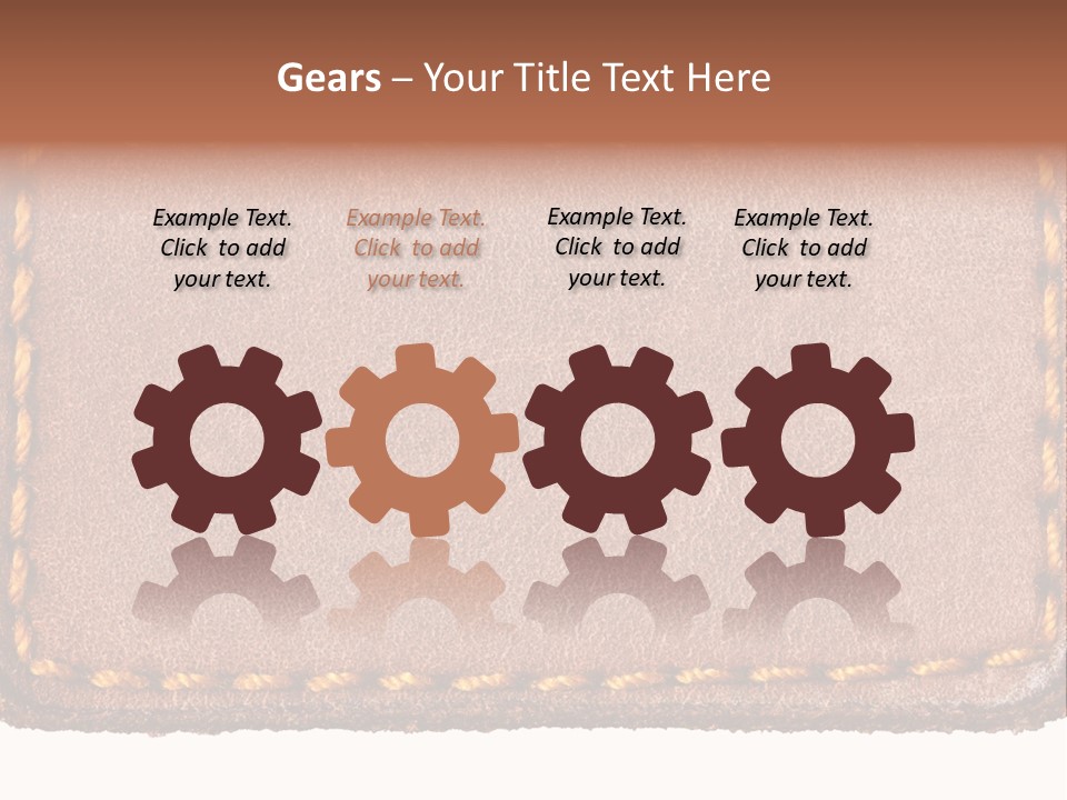 Wear Seam Tag PowerPoint Template