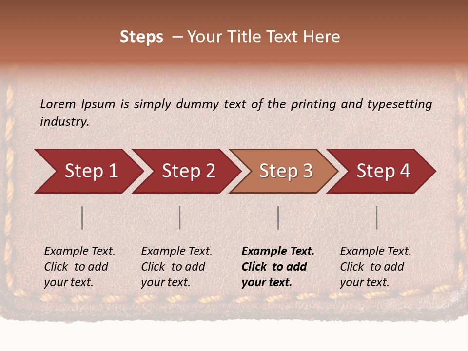 Wear Seam Tag PowerPoint Template