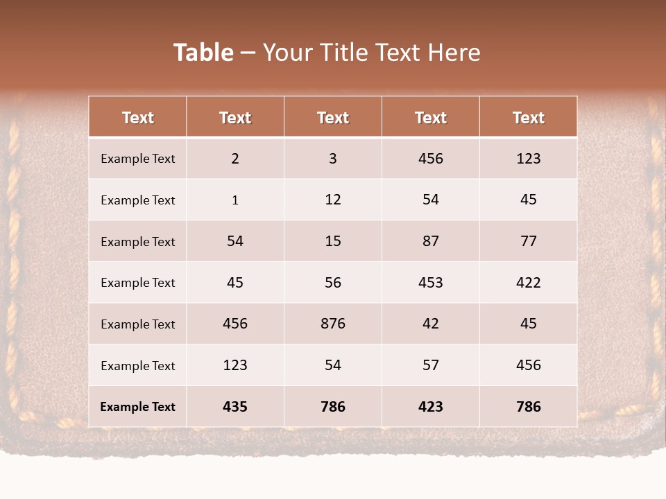 Wear Seam Tag PowerPoint Template