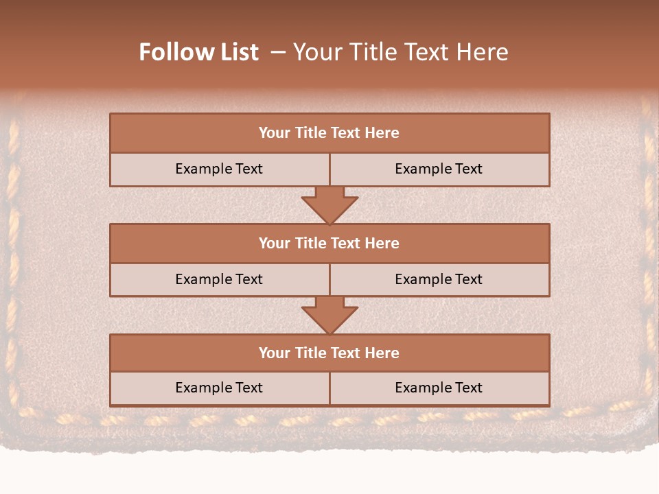 Wear Seam Tag PowerPoint Template