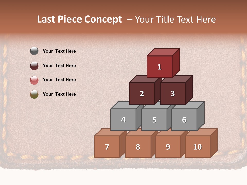 Wear Seam Tag PowerPoint Template