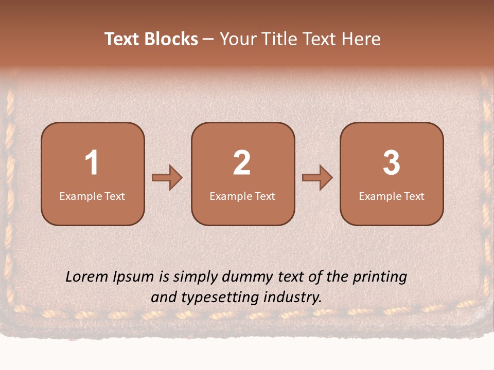 Wear Seam Tag PowerPoint Template