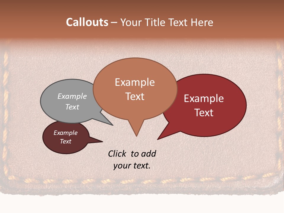 Wear Seam Tag PowerPoint Template