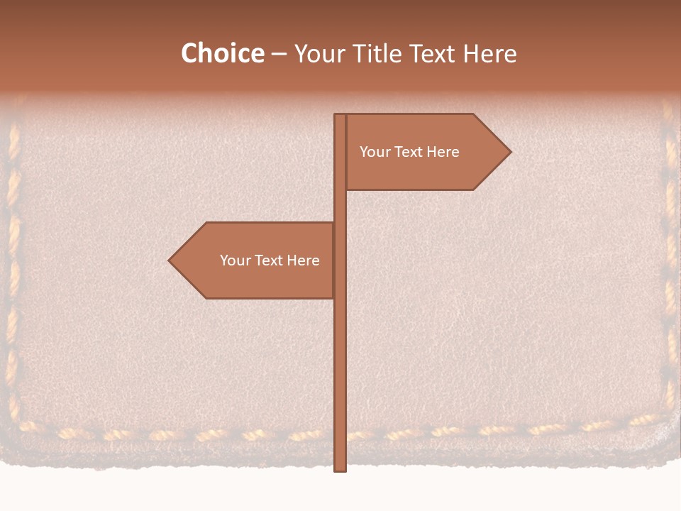 Wear Seam Tag PowerPoint Template