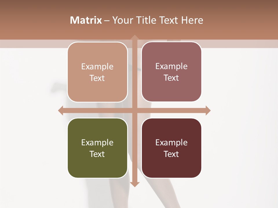 Young Human Boobs PowerPoint Template