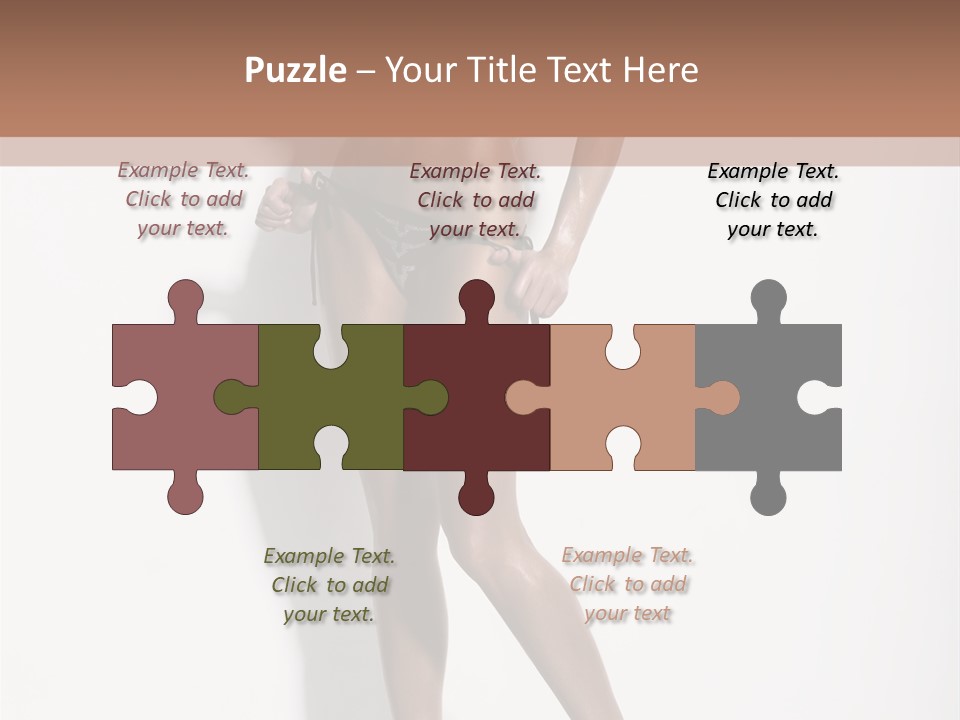 Young Human Boobs PowerPoint Template