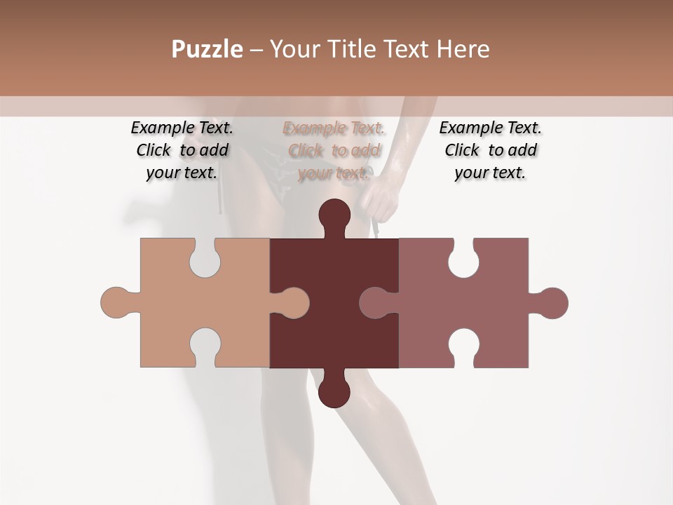 Young Human Boobs PowerPoint Template