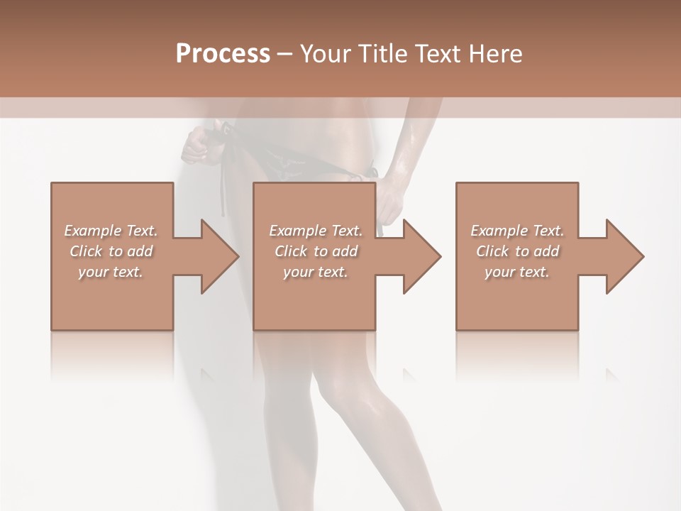 Young Human Boobs PowerPoint Template