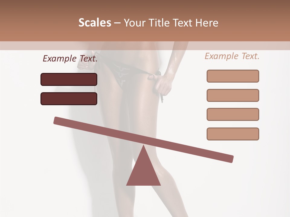 Young Human Boobs PowerPoint Template