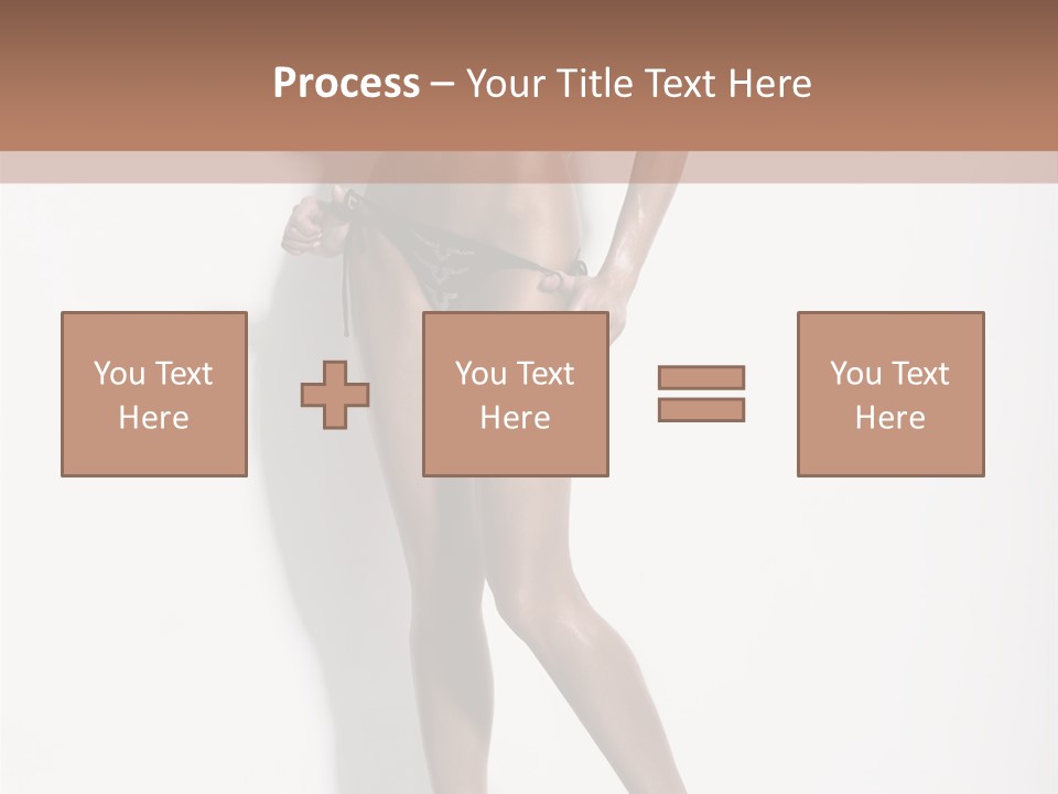 Young Human Boobs PowerPoint Template