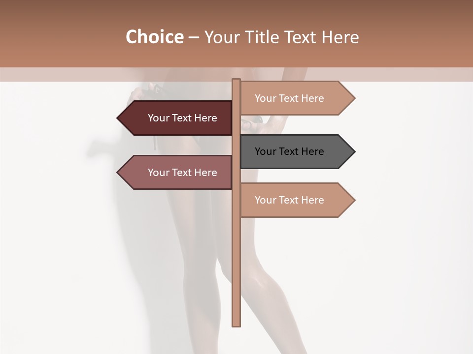 Young Human Boobs PowerPoint Template
