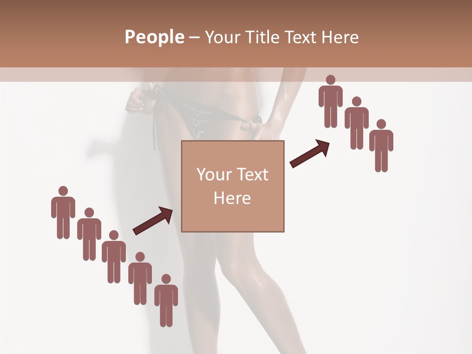 Young Human Boobs PowerPoint Template