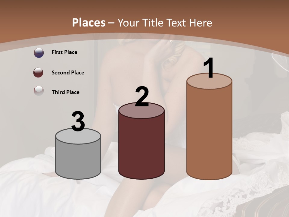 Bed Corset Satin PowerPoint Template