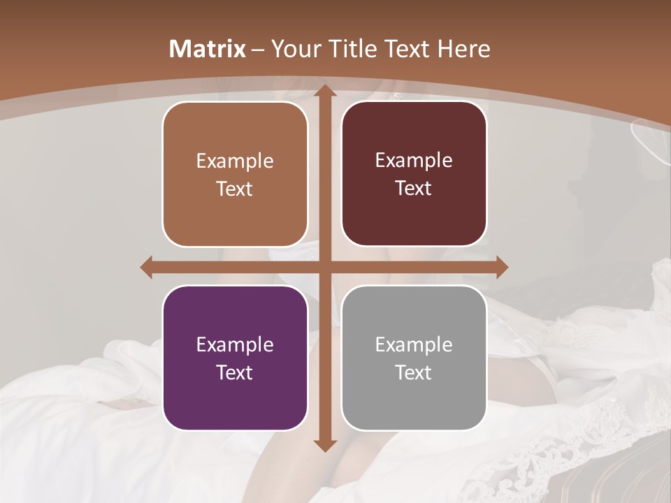 Bed Corset Satin PowerPoint Template