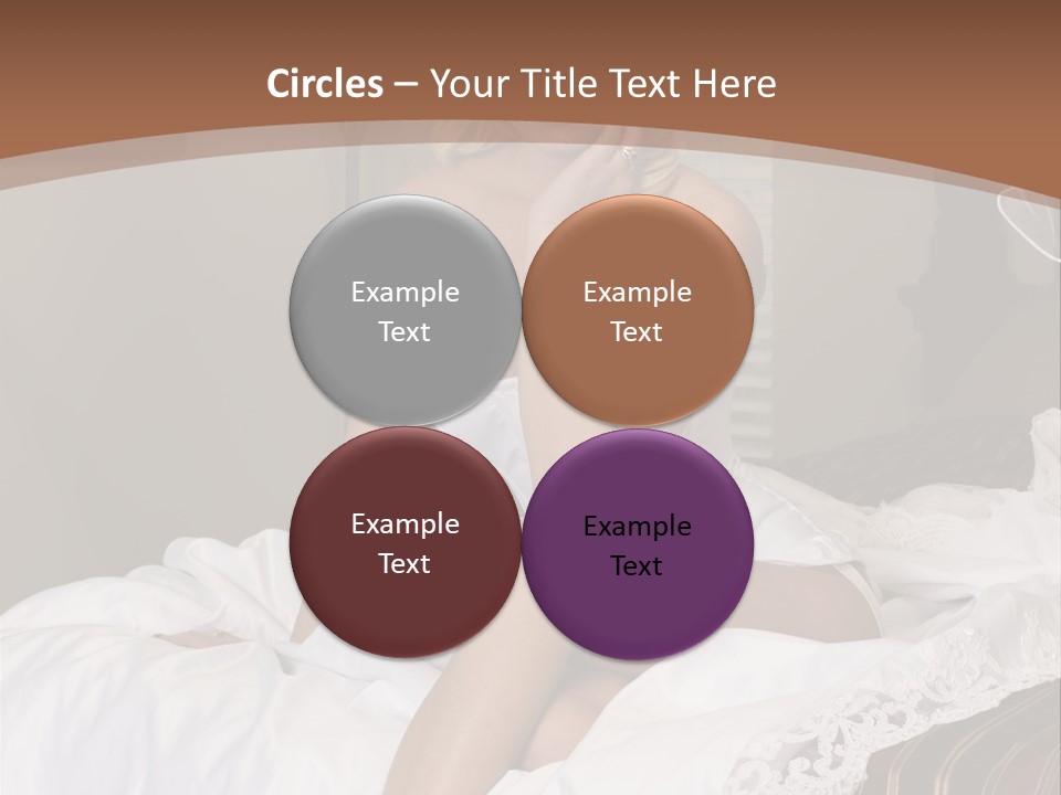 Bed Corset Satin PowerPoint Template