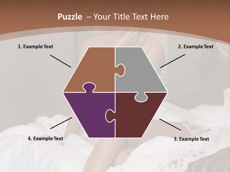 Bed Corset Satin PowerPoint Template