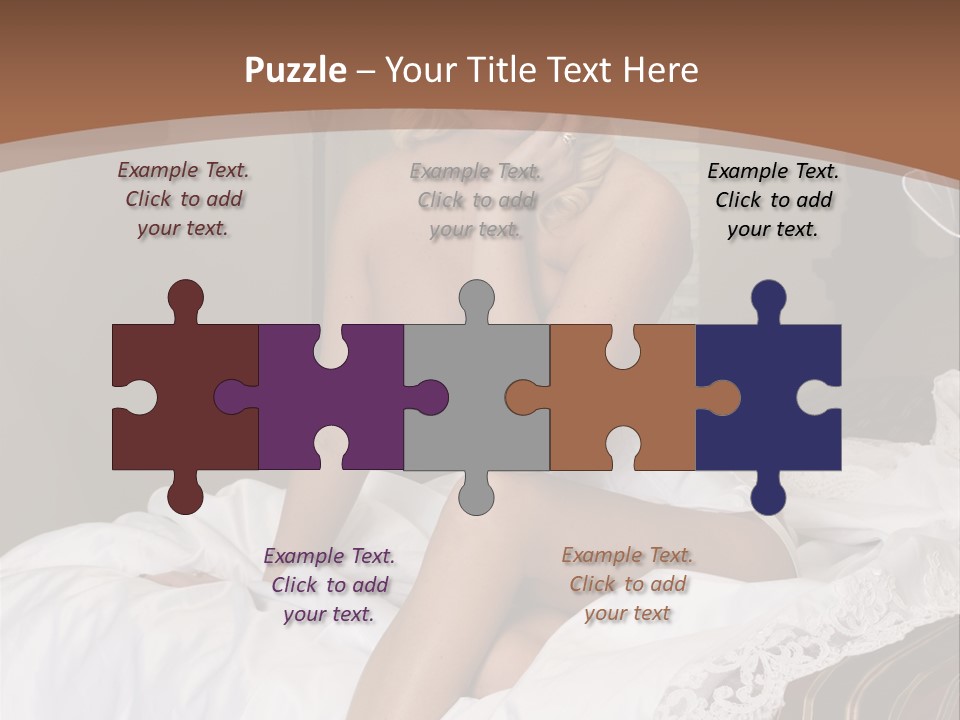 Bed Corset Satin PowerPoint Template