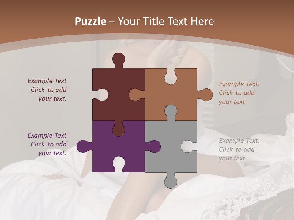 Bed Corset Satin PowerPoint Template