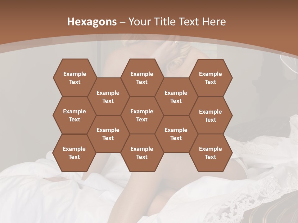 Bed Corset Satin PowerPoint Template