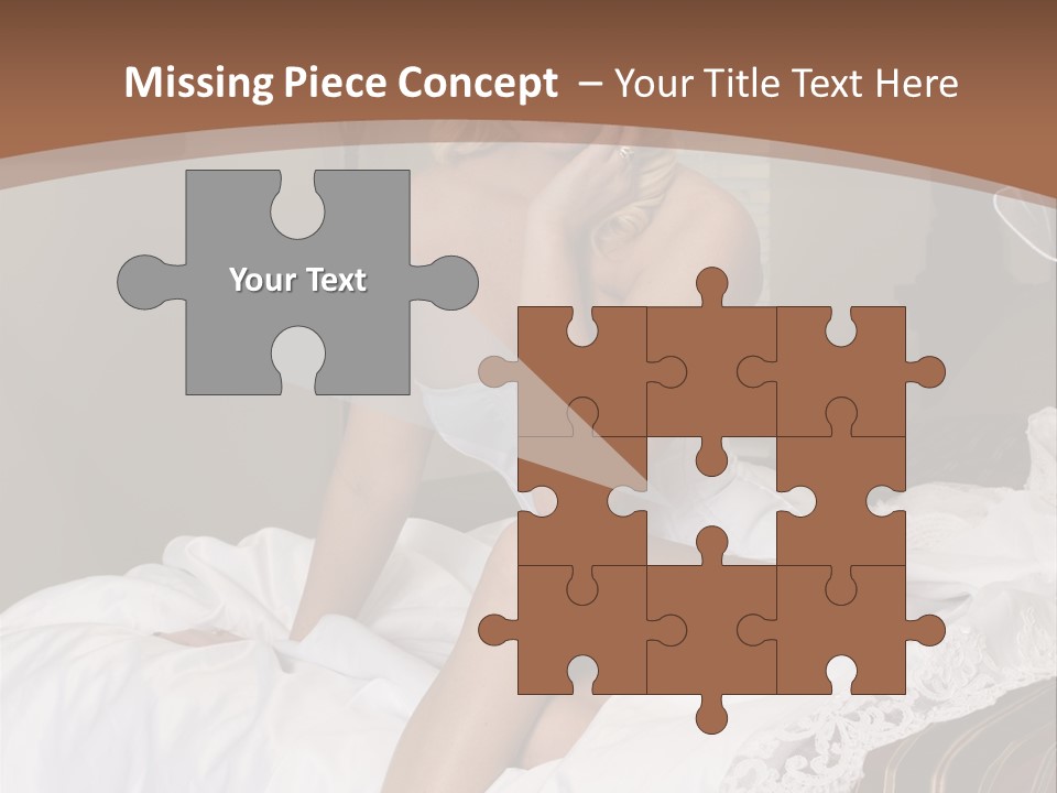 Bed Corset Satin PowerPoint Template