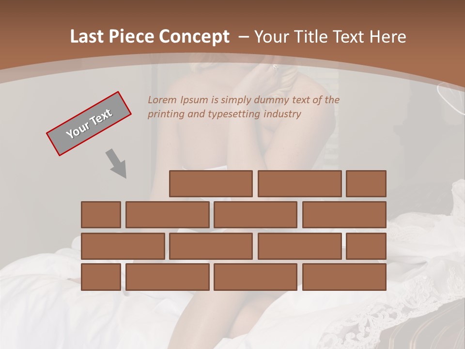 Bed Corset Satin PowerPoint Template