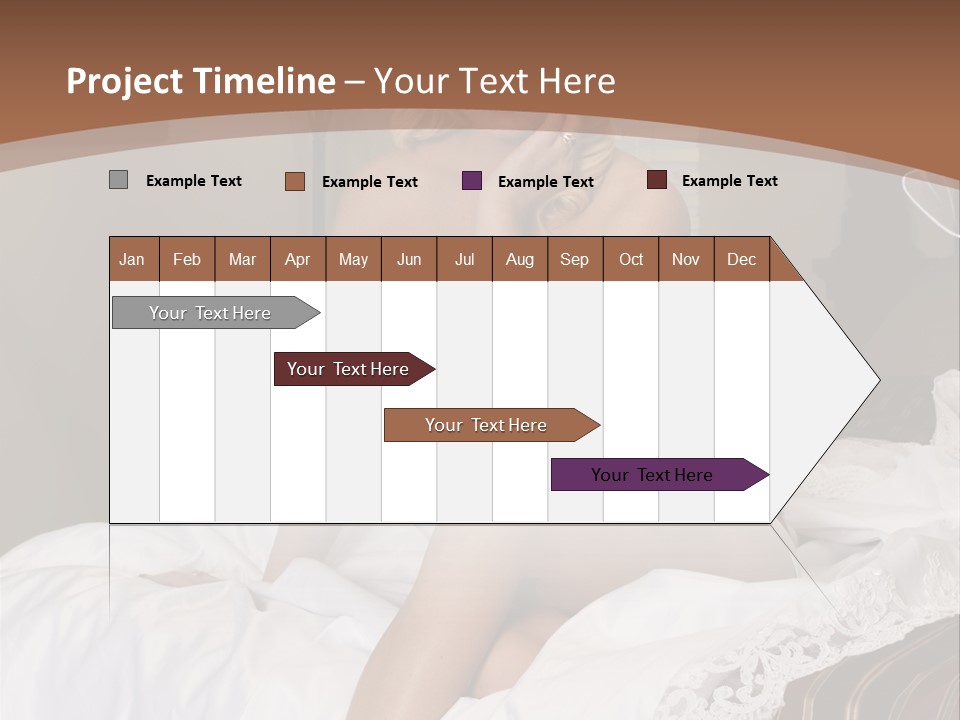 Bed Corset Satin PowerPoint Template