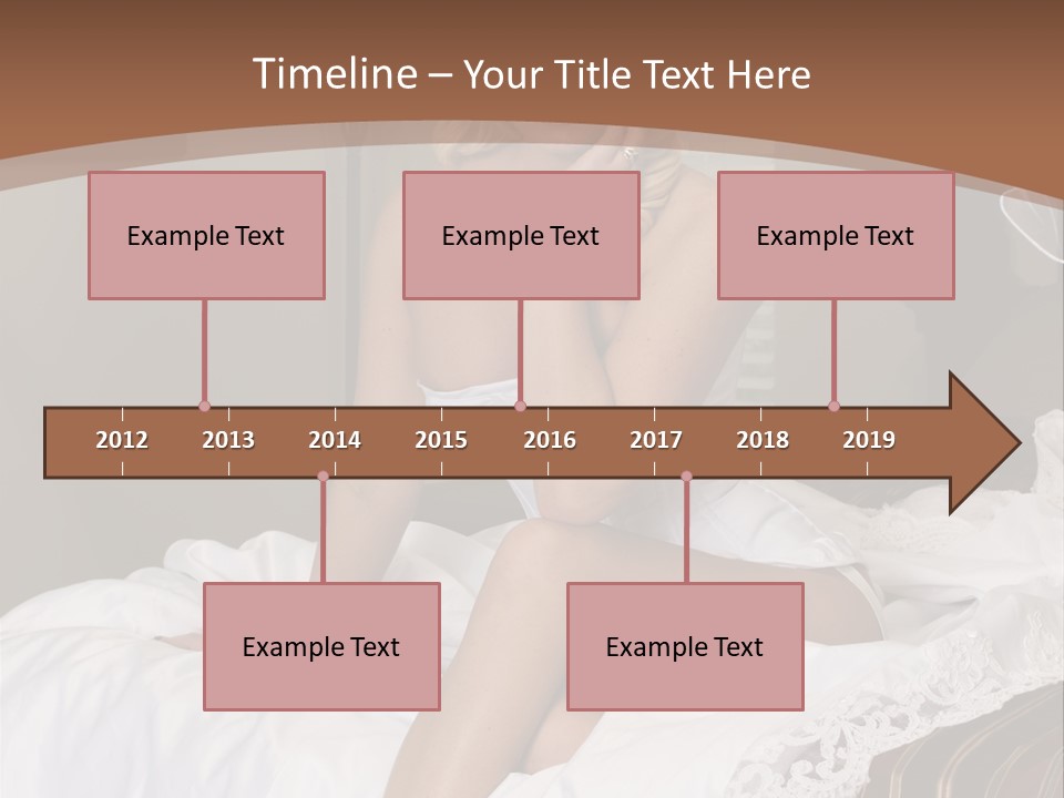 Bed Corset Satin PowerPoint Template