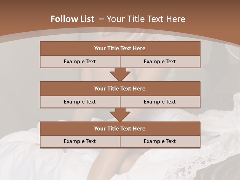 Bed Corset Satin PowerPoint Template