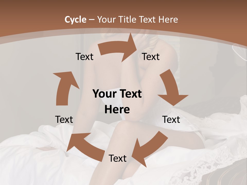 Bed Corset Satin PowerPoint Template