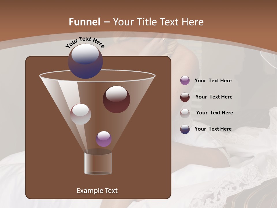 Bed Corset Satin PowerPoint Template