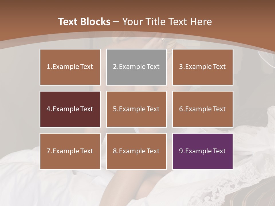 Bed Corset Satin PowerPoint Template