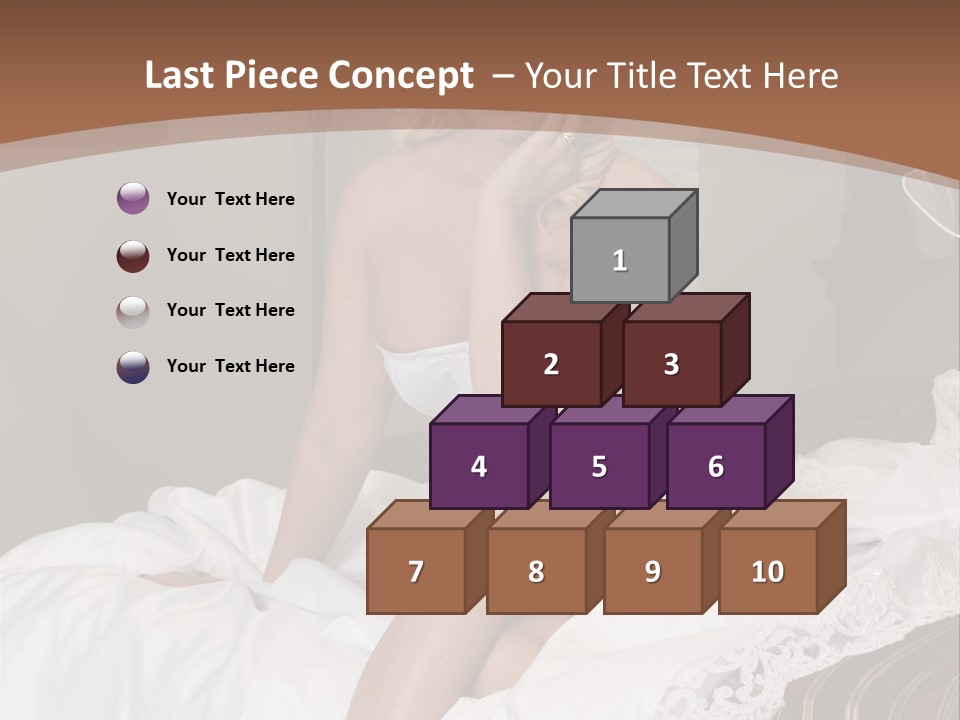 Bed Corset Satin PowerPoint Template