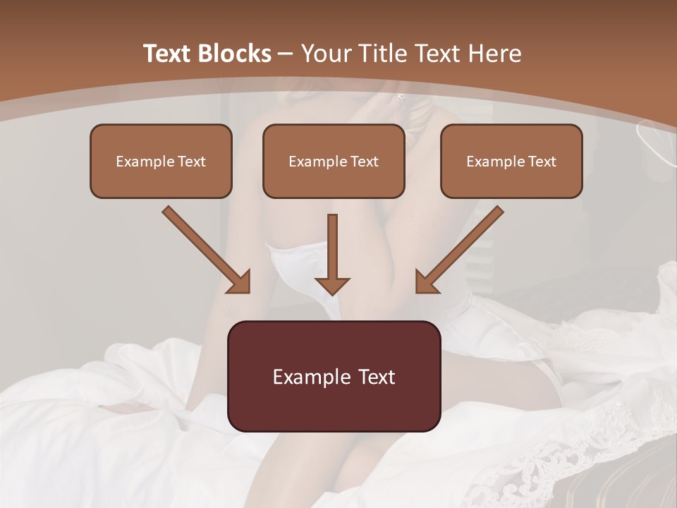 Bed Corset Satin PowerPoint Template