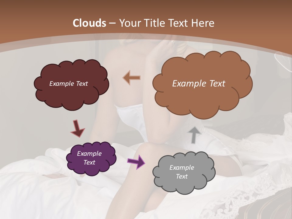 Bed Corset Satin PowerPoint Template