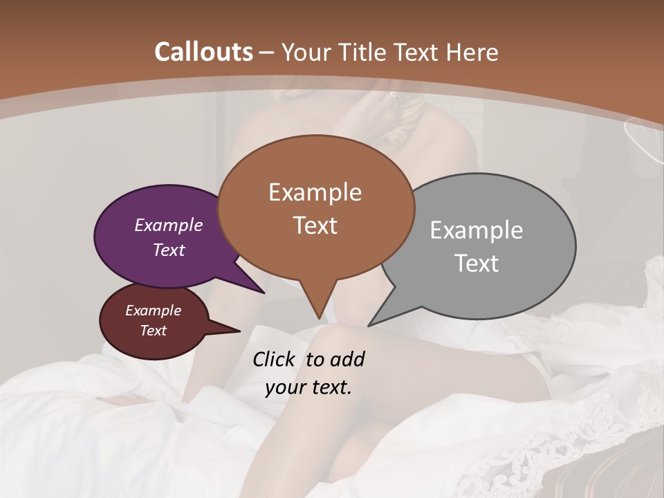 Bed Corset Satin PowerPoint Template