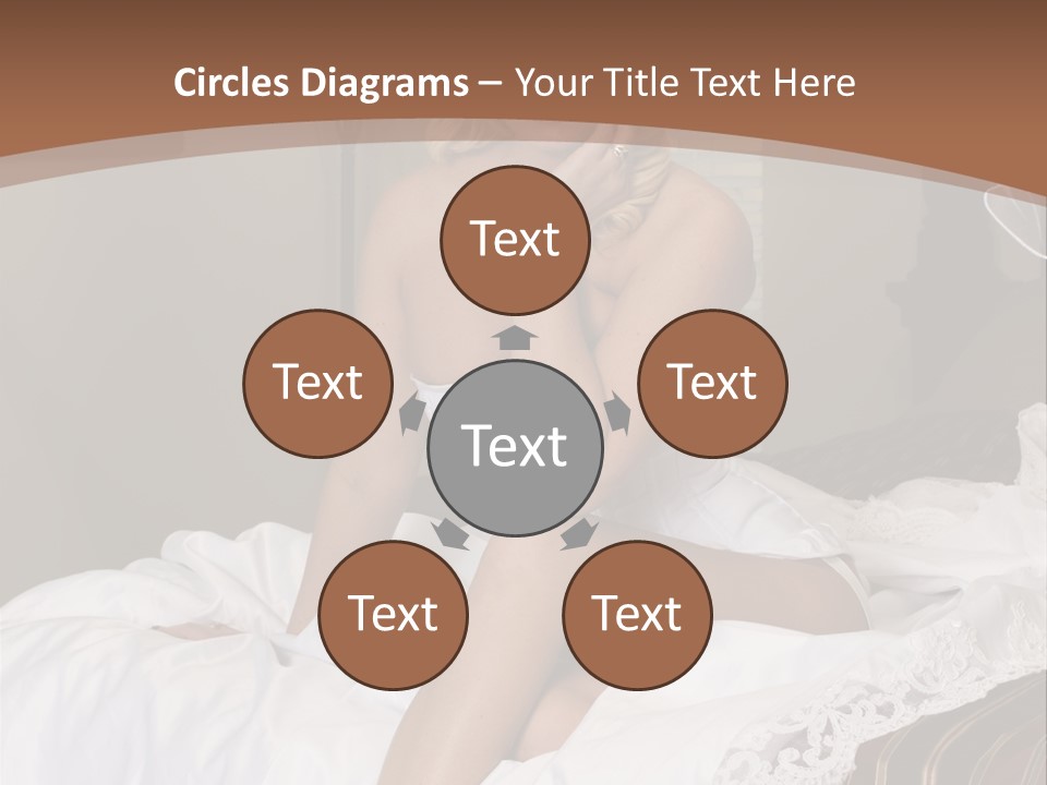 Bed Corset Satin PowerPoint Template